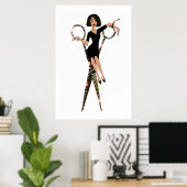 "Shear Diva", Afrikanisch-Amerikanische Diva Poster (Heimbüro)