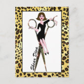 Shear Diva (mit dunklem Haar) Postkarten (Vorderseite)