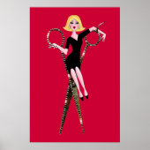 "Shear Diva" /Wth Bckgr Color Poster (Vorne)