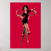 "Shear Diva" /Wth Bckgr Color Poster (Vorne)