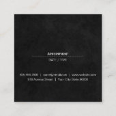 Shear Moderne rustikale Textur Terminkarte (Rückseite)