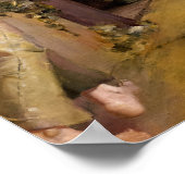 Shear the Rams, 1890 von Tom Roberts Poster (Ecke)