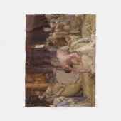 Shear the Rams (Australian Art) (Tom Roberts) Fleecedecke (Vorderseite)