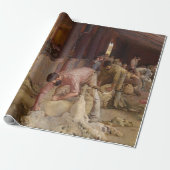 Shear the Rams (Australian Art) (Tom Roberts) Geschenkpapier (Ungerollt)