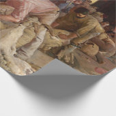 Shear the Rams (Australian Art) (Tom Roberts) Geschenkpapier (Ecke)