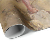 Shear the Rams (Australian Art) (Tom Roberts) Geschenkpapier (Rolleneckpunkt)