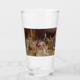 Shear the Rams (Australian Art) (Tom Roberts) Glas