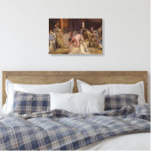 Shear the Rams (Australian Art) (Tom Roberts) Leinwanddruck (Insitu (Schlafzimmer))