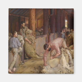 Shear the Rams (Australian Art) (Tom Roberts) Magnet