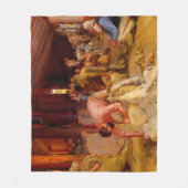 Shear the Rams Tom Roberts 1890 Australian Art Fleecedecke (Vorderseite)