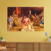Shear the Rams Tom Roberts 1890 Australian Art Leinwanddruck (Insitu (Wohnzimmer))