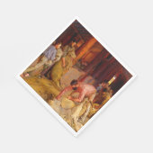 Shear the Rams Tom Roberts 1890 Australian Art Serviette (Ecke)