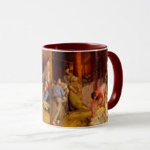 Shear the Rams Tom Roberts 1890 Australian Art Tasse (VorderseiteRechts)