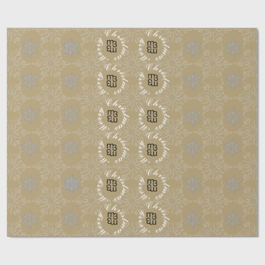 SHEARLING Weihnachtsgeschenkverpackung | m3gallery Geschenkpapier (Flach)