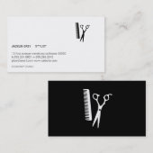 Shears und Comb Visitenkarte (Vorne/Hinten)