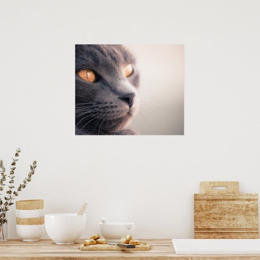 Sheba Cat Poster (Küche)