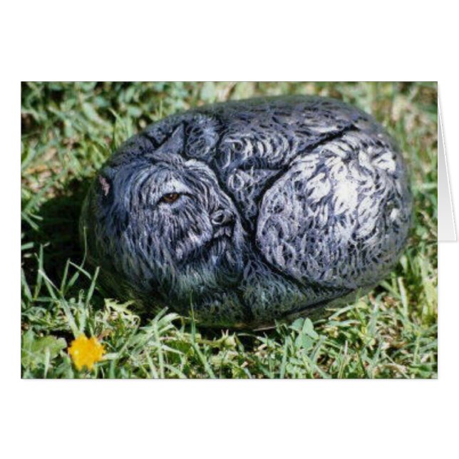 "Sheba" Hunderock-Karte (Vorderseite (Horizontal))