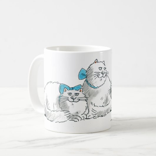 "Sheba" Katzen-Tasse Kaffeetasse (Vorderseite Links)
