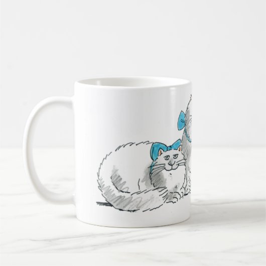 "Sheba" Katzen-Tasse Kaffeetasse (Links)