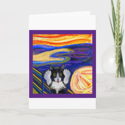 Shebas Schrei, Parody Art Card Karte (Vorderseite)