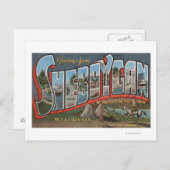 Sheboygan, Wisconsin (Amerikanische Ureinwohner #  Postkarte (Vorne/Hinten)