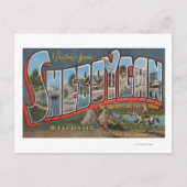 Sheboygan, Wisconsin (Amerikanische Ureinwohner #  Postkarte (Vorderseite)