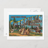 Sheboygan, Wisconsin (Amerikanische Ureinwohner # Postkarte (Vorne/Hinten)
