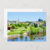 Sheboygan Wisconsin Postcard Postkarte (Vorne/Hinten)