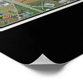 Sheboygan Wisconsin Satellite Poster Map (Ecke)