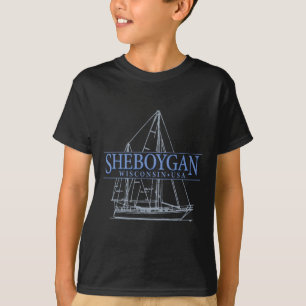 Sheboygan Wisconsin Vintage-Segeln T-Shirt