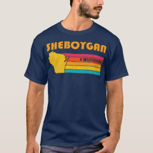 Sheboygan Wisconsin Vintages zerrüttetes Souvenir T-Shirt