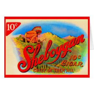 Sheboygan-Zigarrenlabel der 1920er