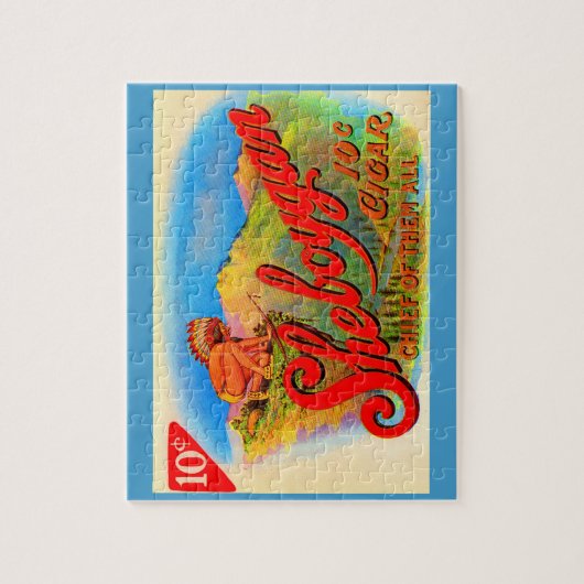 Sheboygan-Zigarrenlabel der 1920er Puzzle (Vertikal)