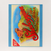 Sheboygan-Zigarrenlabel der 1920er Puzzle (Vertikal)
