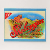 Sheboygan-Zigarrenlabel der 1920er Puzzle (Horizontal)