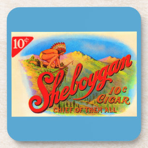 Sheboygan-Zigarrenlabel der 1920er Untersetzer