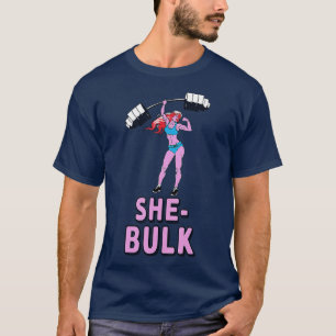 SheBulk Gewichtheben Bodybuilding Fitnessstudio Fi T-Shirt