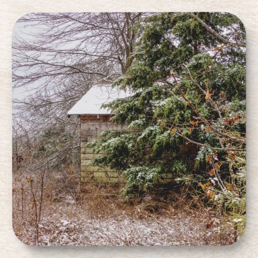 Shed Abandoned Getränkeuntersetzer (Vorderseite)