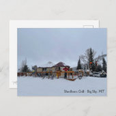 Shedhorn Grill Big Sky, MT Postkarte (Vorne/Hinten)