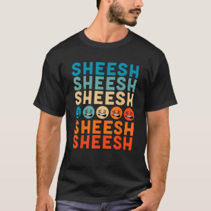 Sheeesh Sheesh Bussin Lustiger Gen Z Slang Retro V T-Shirt
