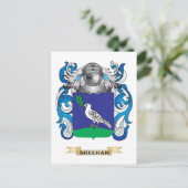 Sheehan Coat of Arms (Familienwappen) Postkarte (Stehend Vorderseite)