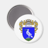 Sheehan Coat of Arms (mantled) Magnet (Vorderseite/Rückseite)