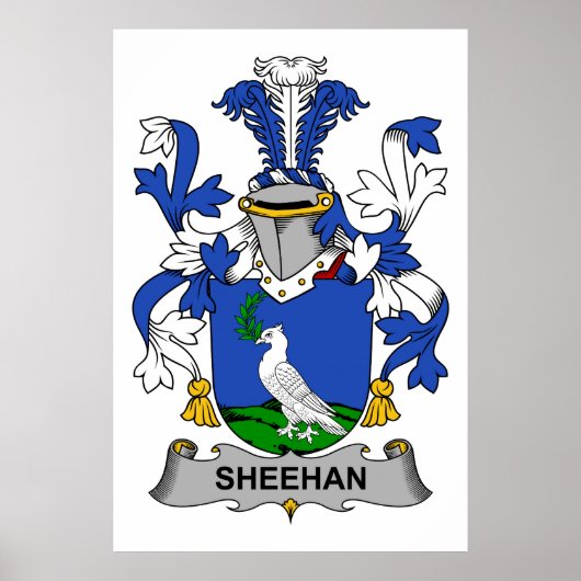 Sheehan Familienwappen Poster (Vorne)