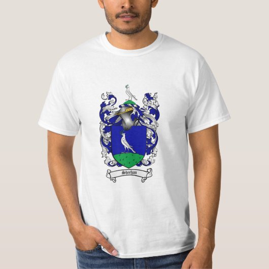 Sheehan Familienwappen - Sheehan Wappen T-Shirt (Vorderseite)