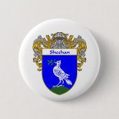 Sheehan Wappen (überzogen) Button (Vorderseite)