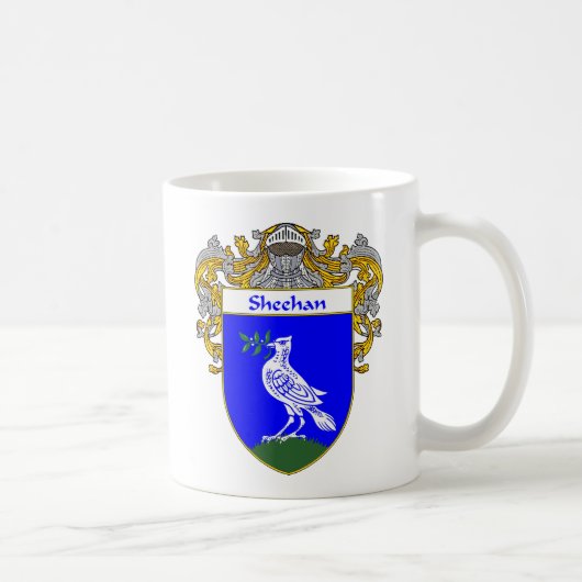 Sheehan Wappen (überzogen) Kaffeetasse (Rechts)