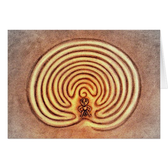 Sheela Na Gig im Labyrinth Karte