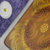 Sheen fasziniert halbkreisförmige Kunst Badematte