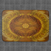 Sheen fasziniert halbkreisförmige Kunst Badematte