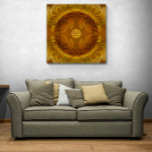 Sheen fasziniert halbkreisförmige Kunst Leinwanddruck